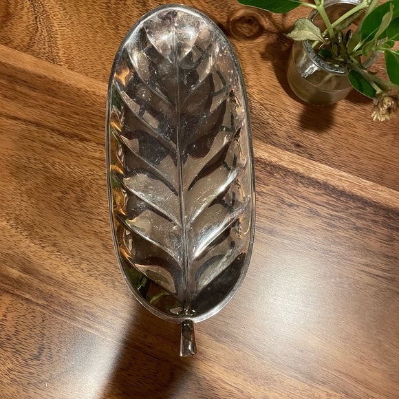 silver leaf tray - Picture 2 of 3